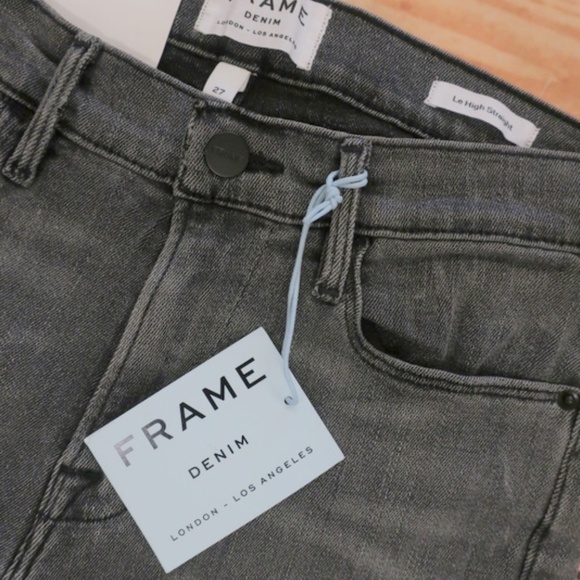 Frame Denim Le High Straight Cropped Jeans - Picture 6 of 6